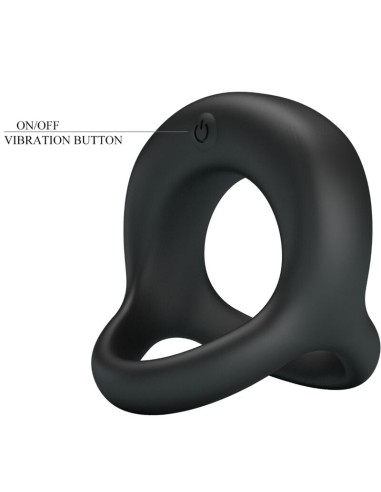 PRETTY LOVE ELLIOTT ANILLO VIBRADOR NEGRO