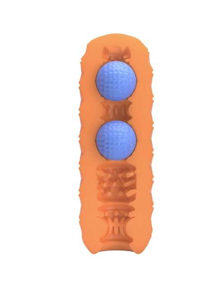 PRETTY LOVE TWIN BALLS MASTURBADOR MASCULINO NARANJA