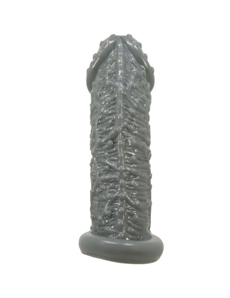 PRETTY LOVE FUNDA REALASTICA ALARGADORA Y RETARDANTE PARA PENE MODELO 2 GRIS