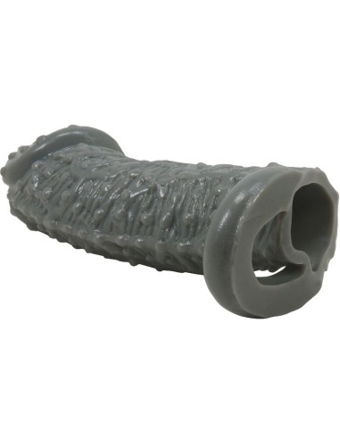PRETTY LOVE FUNDA REALASTICA ALARGADORA Y RETARDANTE PARA PENE MODELO 2 GRIS