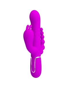PRETTY LOVE CAMMY TRIPLE VIBRADOR MULTIFUNCIAN 4 EN 1 ROSA