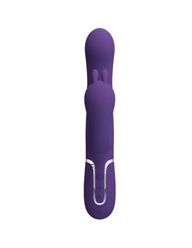 PRETTY LOVE CAMMY TRIPLE VIBRADOR MULTIFUNCIAN 4 EN 1 MORADO