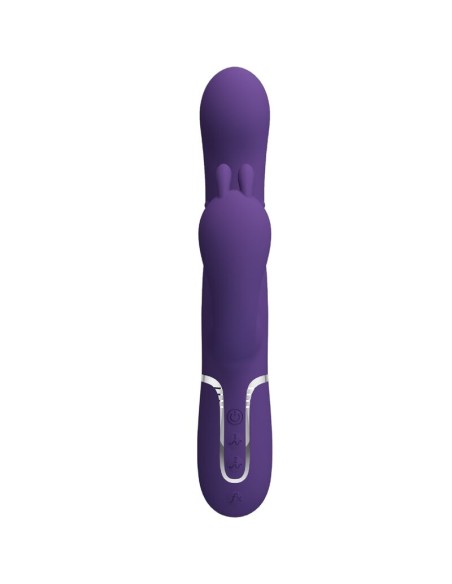 PRETTY LOVE CAMMY TRIPLE VIBRADOR MULTIFUNCIAN 4 EN 1 MORADO