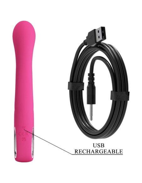 PRETTY LOVE NOVAK VIBRADOR RABBIT 12 VIBRACIONES ROSA