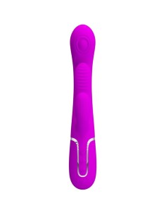 PRETTY LOVE SHANIA TRIPLE VIBRADOR RABBIT MULTIFUNCIAN ROSA 2