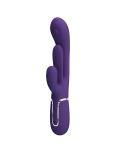 PRETTY LOVE SHANIA TRIPLE VIBRADOR RABBIT MULTIFUNCIAN MORADO