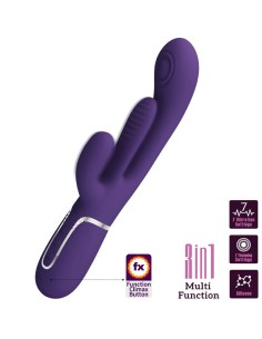 PRETTY LOVE SHANIA TRIPLE VIBRADOR RABBIT MULTIFUNCIAN MORADO 2