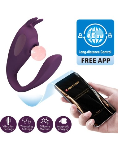 PRETTY LOVE SHEY ESTIMULADOR VIBRADOR APP GRATUITA LARGA DISTANCIA MORADO