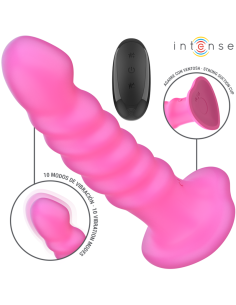 INTENSE CINDY VIBRADOR TALLA L DISEAO EN ESPIRAL 10 VIBRACIONES ROSA CONTROL REMOTO