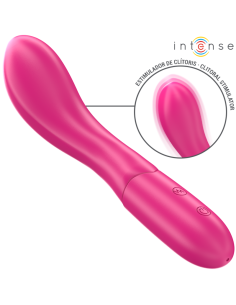 INTENSE LISETTE VIBRADOR 19 CM FLEXIBLE 10 VIBRACIONES ROSA
