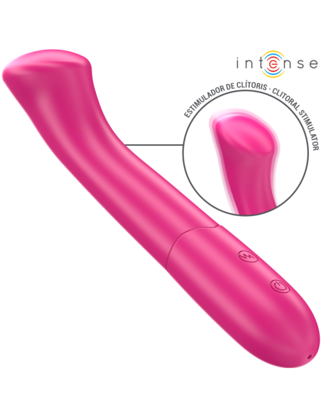INTENSE PATY VIBRADOR 19 CM FLEXIBLE 10 VIBRACIONES MODELO 2 ROSA INTENSE PATY VIBRADOR 19 CM FLEXIBLE 10 VIBRACIONES MODELO 2 ROSA