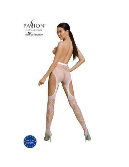 PASSION ECO COLLECTION BODYSTOCKING ECO S005 BLANCO