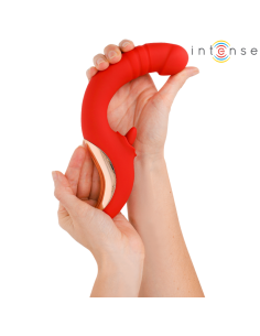 INTENSE PAULINA VIBRADOR ESTIMULADOR EN FORMA DE U ROJO 2
