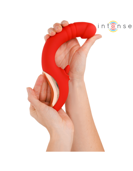 INTENSE PAULINA VIBRADOR ESTIMULADOR EN FORMA DE U ROJO
