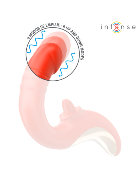 INTENSE PAULINA VIBRADOR ESTIMULADOR EN FORMA DE U ROJO