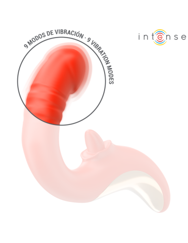 INTENSE PAULINA VIBRADOR ESTIMULADOR EN FORMA DE U ROJO