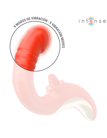 INTENSE PAULINA VIBRADOR ESTIMULADOR EN FORMA DE U ROJO