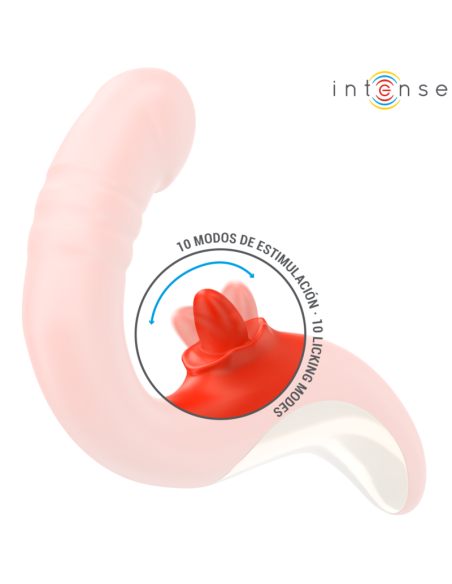 INTENSE PAULINA VIBRADOR ESTIMULADOR EN FORMA DE U ROJO