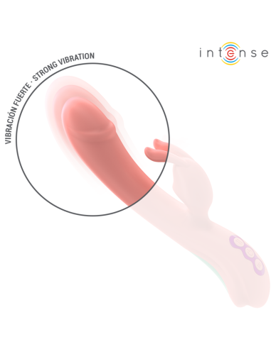 INTENSE RACHEL VIBRADOR RABBIT 5 VIBRACIONES ROSA