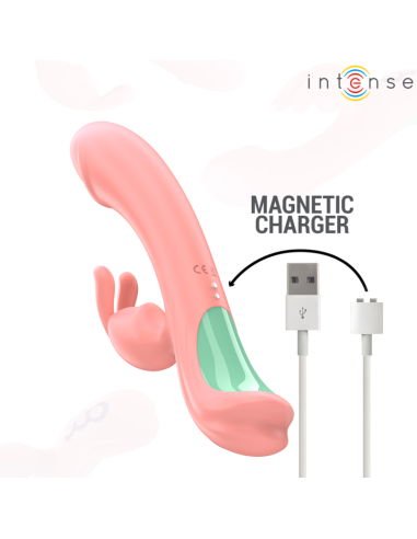 INTENSE RACHEL VIBRADOR RABBIT 5 VIBRACIONES ROSA