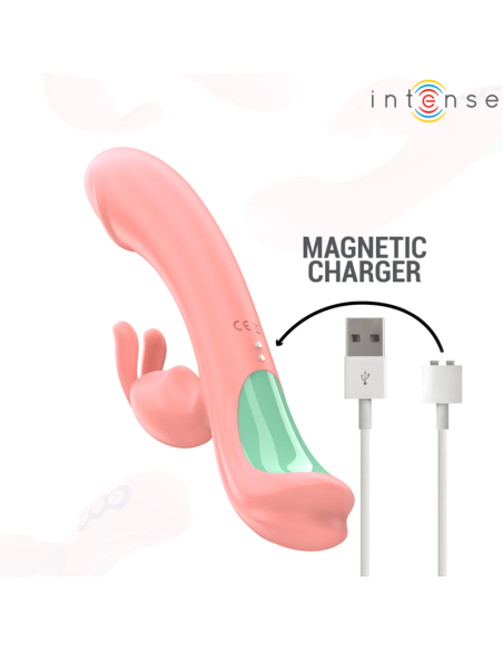INTENSE RACHEL VIBRADOR RABBIT 5 VIBRACIONES ROSA