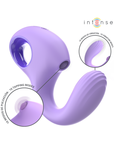 INTENSE BAXTER VIBRADOR ESTIMULADOR VIOLETA CONTROL REMOTO