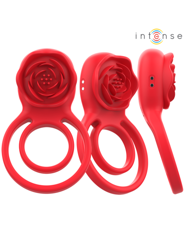 INTENSE GAIL ROSA ESTIMULADORA 10 VIBRACIONES ROJO CONTROL REMOTO
