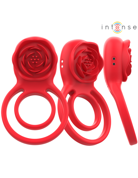 INTENSE GAIL ROSA ESTIMULADORA 10 VIBRACIONES ROJO CONTROL REMOTO