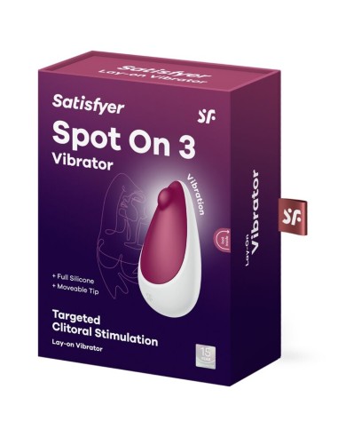 SATISFYER SPOT ON 3 ESTIMULADOR DE CLATORIS ROJO