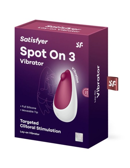 SATISFYER SPOT ON 3 ESTIMULADOR DE CLATORIS ROJO
