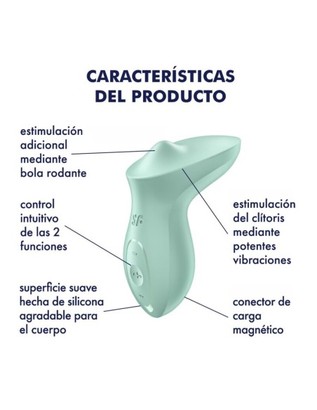 SATISFYER EXCITERRR VIBRADOR LAY ON CLATORIS MENTA