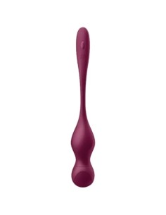 SATISFYER LOVE BIRDS VARY BOLAS VIBRADORES APP GRATUITA ROJO VINO 2