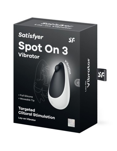 SATISFYER SPOT ON 3 ESTIMULADOR DE CLATORIS NEGRO
