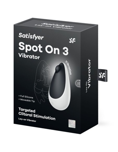 SATISFYER SPOT ON 3 ESTIMULADOR DE CLATORIS NEGRO