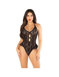 LEG AVENUE BODY CON LAZOS Y VOLANTES NEGRO TALLA ANICA