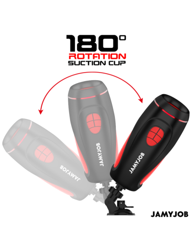 JAMYJOB PYSTON BASE MASTURBADOR AUTOMATICO CON DILDO CONTROL REMOTO