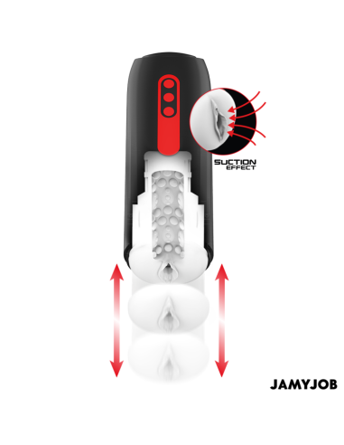 JAMYJOB PHANTOM MASTURBADOR VAGINA AUTOMATICO 5 MODOS SUCCIAN Y EMPUJE