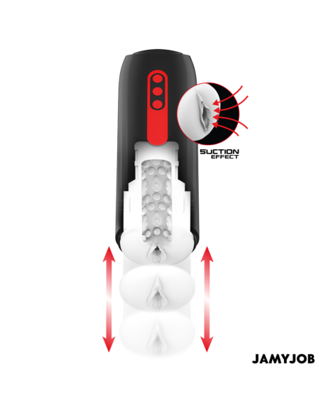 JAMYJOB PHANTOM MASTURBADOR VAGINA AUTOMATICO 5 MODOS SUCCIAN Y EMPUJE
