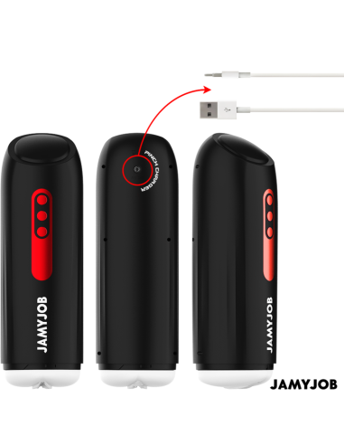 JAMYJOB PHANTOM MASTURBADOR VAGINA AUTOMATICO 5 MODOS SUCCIAN Y EMPUJE