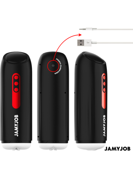 JAMYJOB PHANTOM MASTURBADOR VAGINA AUTOMATICO 5 MODOS SUCCIAN Y EMPUJE