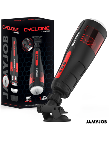 JAMYJOB CYCLONE MASTURBADOR VAGINA AUTOMATICO 10 MODOS SUCCIAN Y EMPUJE