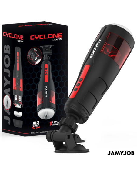 JAMYJOB CYCLONE MASTURBADOR VAGINA AUTOMATICO 10 MODOS SUCCIAN Y EMPUJE