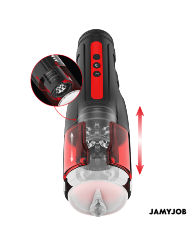 JAMYJOB CYCLONE MASTURBADOR VAGINA AUTOMATICO 10 MODOS SUCCIAN Y EMPUJE