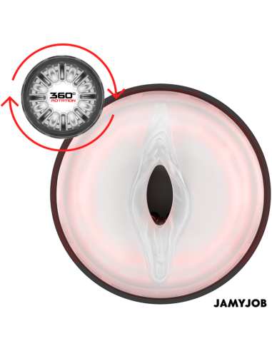 JAMYJOB CYCLONE MASTURBADOR VAGINA AUTOMATICO 10 MODOS SUCCIAN Y EMPUJE