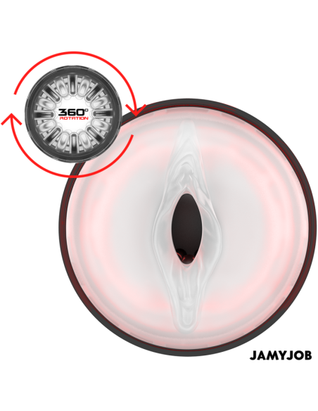 JAMYJOB CYCLONE MASTURBADOR VAGINA AUTOMATICO 10 MODOS SUCCIAN Y EMPUJE