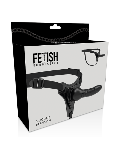 FETISH SUBMISSIVE ARNeS SILICONA NEGRO REALISTIC 16CM