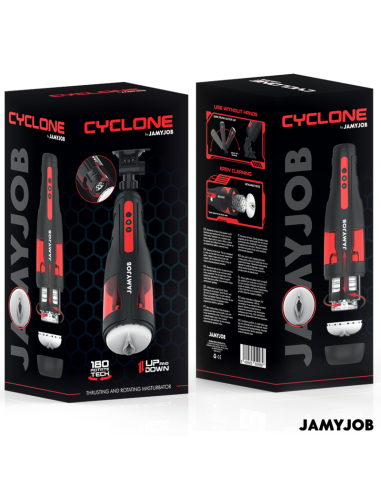 JAMYJOB CYCLONE MASTURBADOR VAGINA AUTOMATICO 10 MODOS SUCCIAN Y EMPUJE