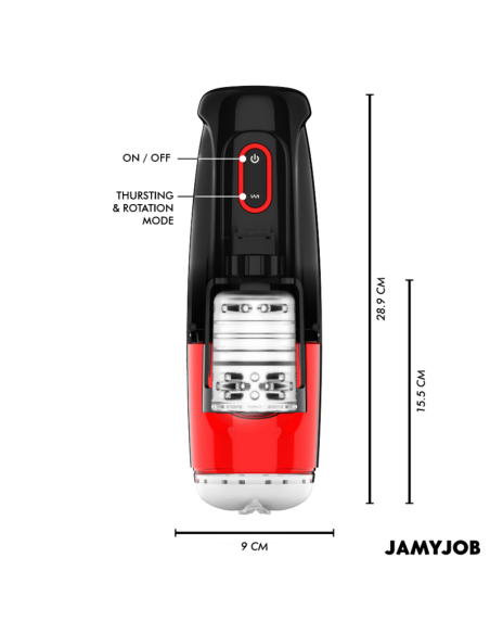 JAMYJOB STORM MASTURBADOR VAGINA AUTOMATICO 10 MODOS SUCCIAN Y EMPUJE