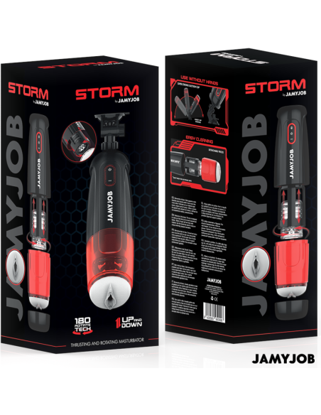 JAMYJOB STORM MASTURBADOR VAGINA AUTOMATICO 10 MODOS SUCCIAN Y EMPUJE