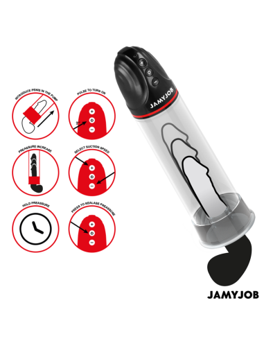 JAMYJOB XPAND BOMBA AUTOMATICA 3 NIVELES DE SUCCIAN GRIS